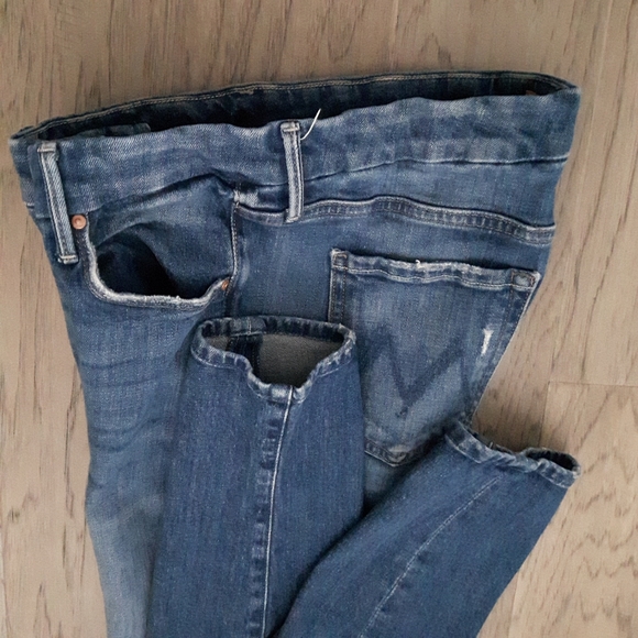 Mother Jeans THE LOOKER Where Is My Mind Distressed Wash Women 28 - Picture 7 of 16